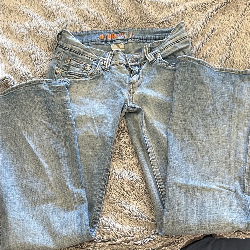 Hydraulic Light Blue Bootcut Jeans